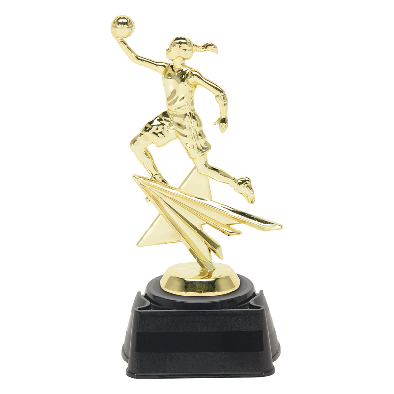 Star Figure Assembled Trophy, Basketball Female - 93007G