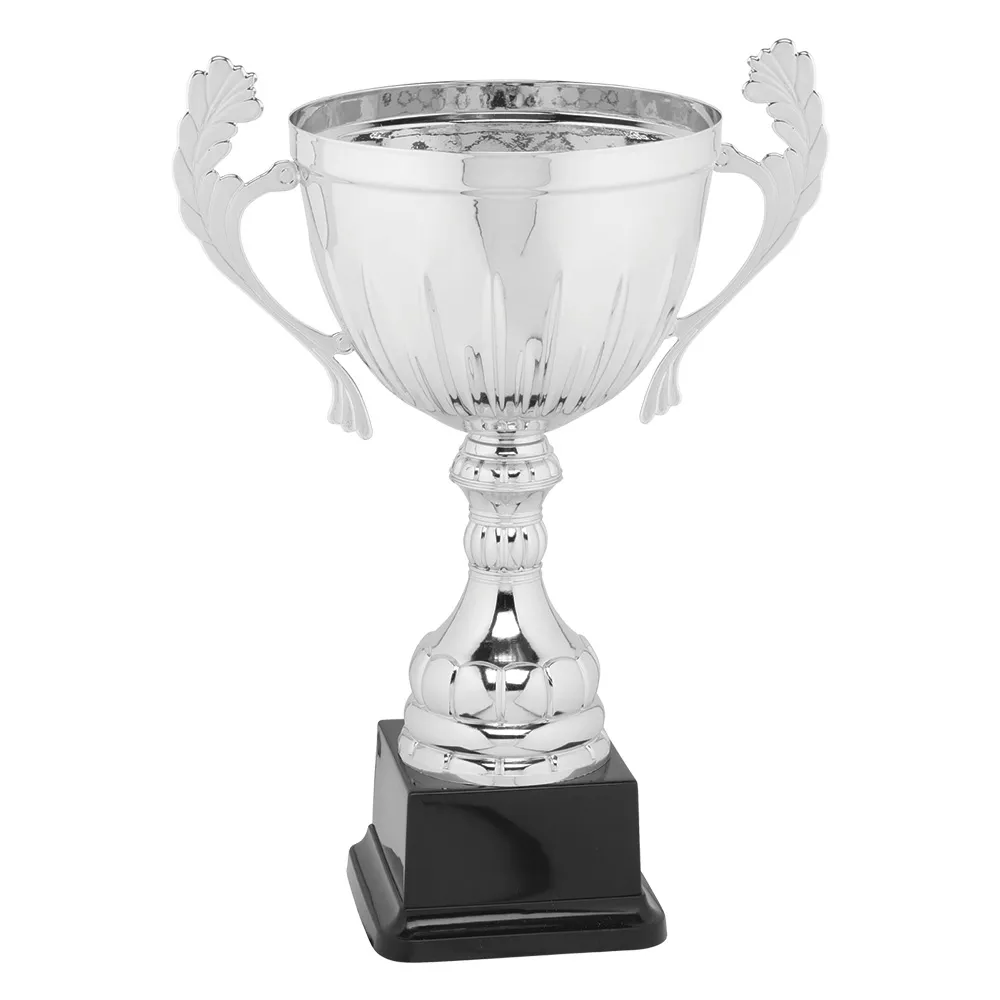 Tavarone Silver Metal Cup on Black Base - TC10S