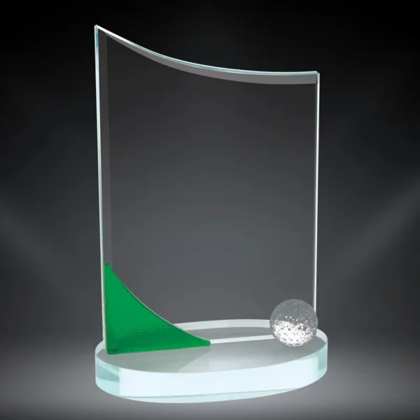 golf award Golf Crystal Wave Award – 96985 Crystal Crystal product image