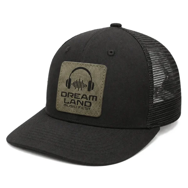 BrimCo Black Classic 6-Panel Trucker Hat - 1